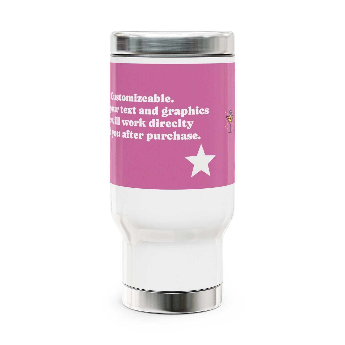 Customizable Stainless Steel Travel Mug
