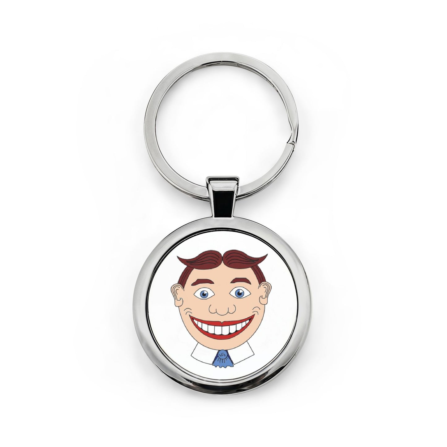 Tilly the Clown Asbury Park Stainless Steel Keychain