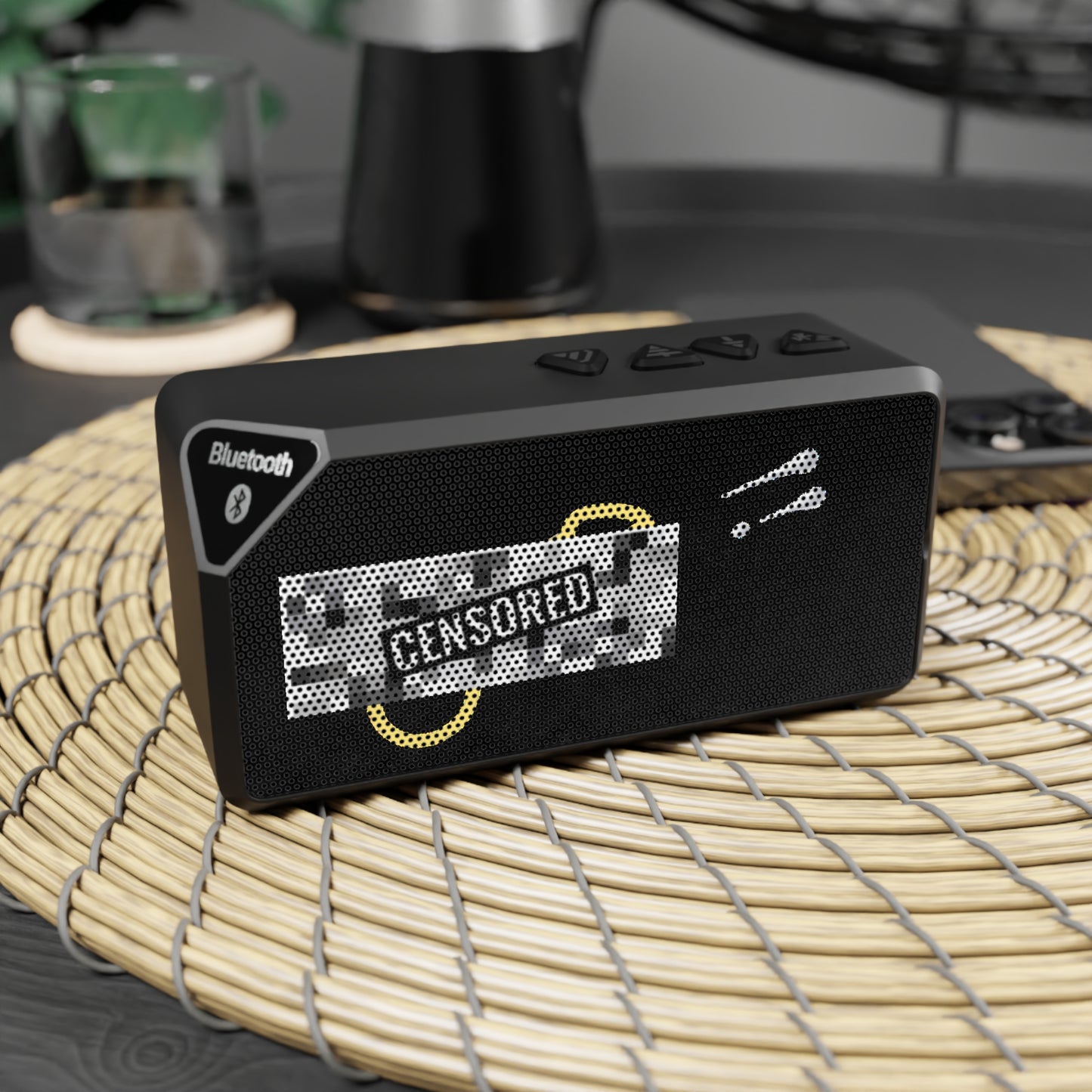 Bluetooth Speaker - Weiner Excitement Design for Fun Parties - censored or uncensored if you choose!
