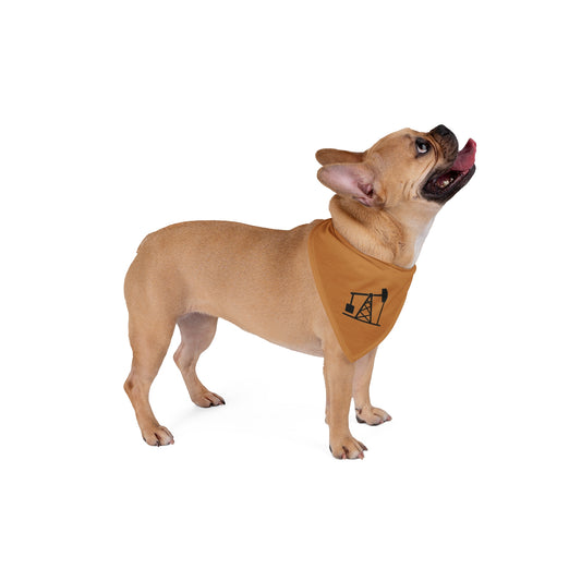 Khaki tan Ranch Dog Pump Jack bandana