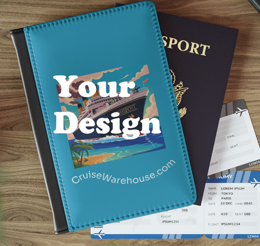 Custom Passport Cover - Personalized Travel Accessory, Gift for Travelers, Holiday Travel Essential, Customizable Travel Document Holder